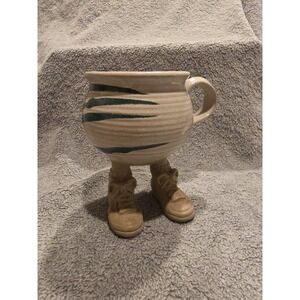 Mug Pottery Muddy Waters 1985 Feet All Star Converse Tennis Shoes Vintage Studio